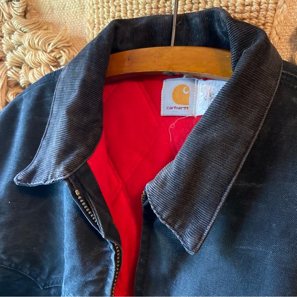 Vintage 90’s Carhartt Santa Fe Flannel Lined Jacket - Picture 5 of 10